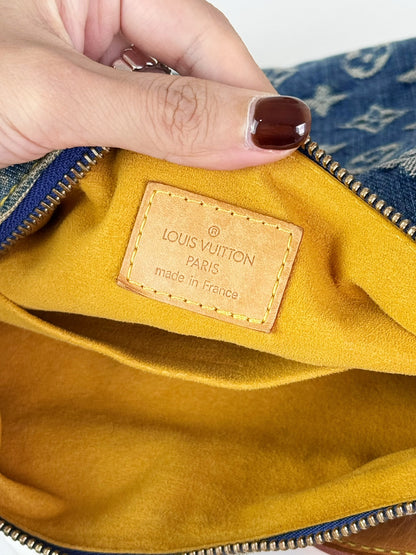 Louis Vuitton Vintage Denim Baggy PM Shoulder Bag