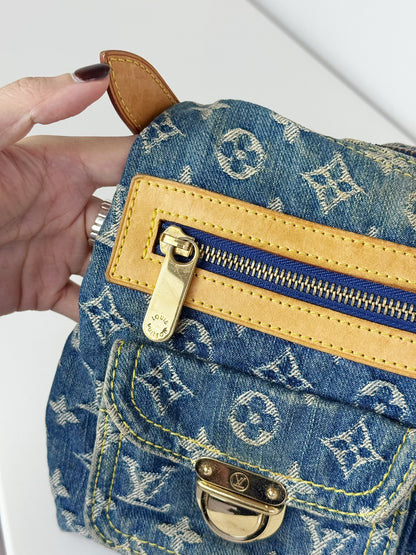 Louis Vuitton Vintage Denim Baggy PM Shoulder Bag
