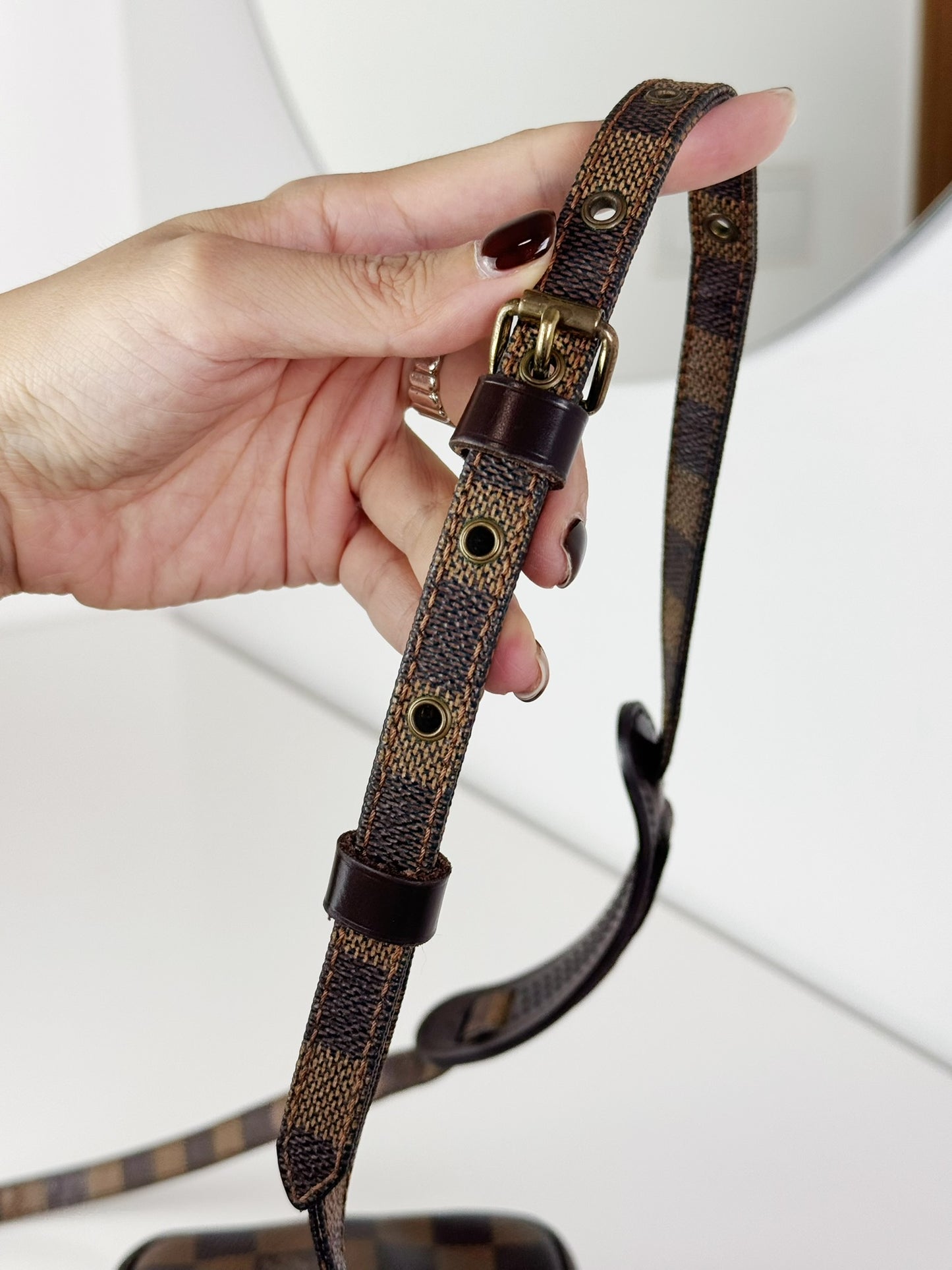 Louis Vuitton Vintage Damier Marly Bandouliere Crossbody Bag