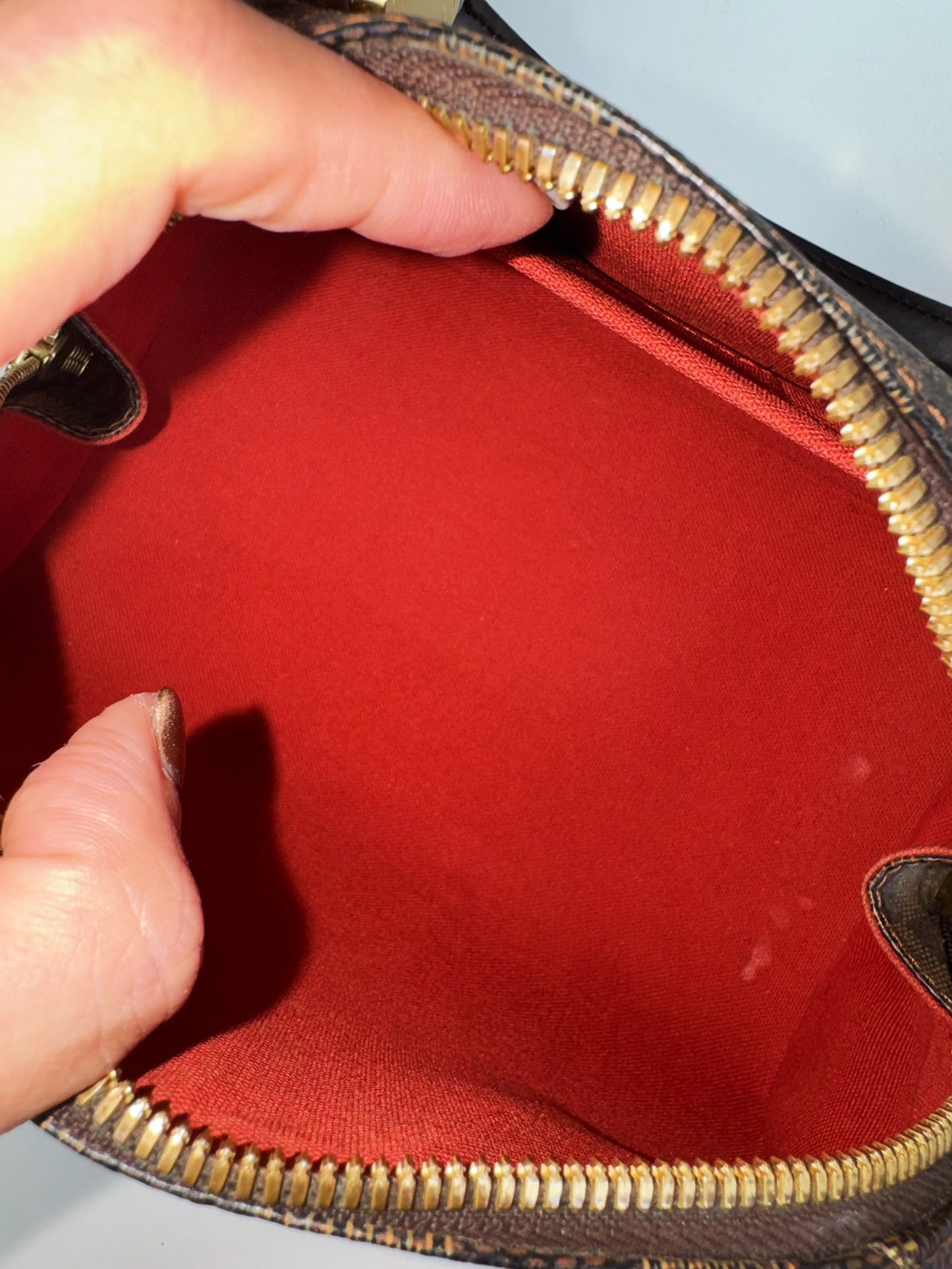 Louis Vuitton Vintage Damier Ribera Mini Handbag Crossbody Bag