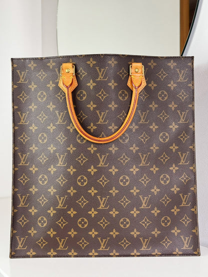 Louis Vuitton Vintage Sac Plat Handbag Tote Crossbody Bag