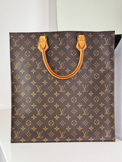 Louis Vuitton Vintage Sac Plat Handbag Tote Crossbody Bag