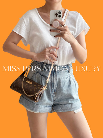Louis Vuitton Vintage Eva Shoulder Crossbody Bag