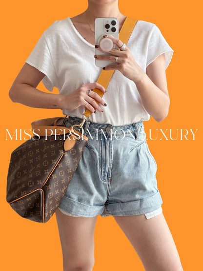 Louis Vuitton Vintage Delightful MM Tote Crossbody Bag