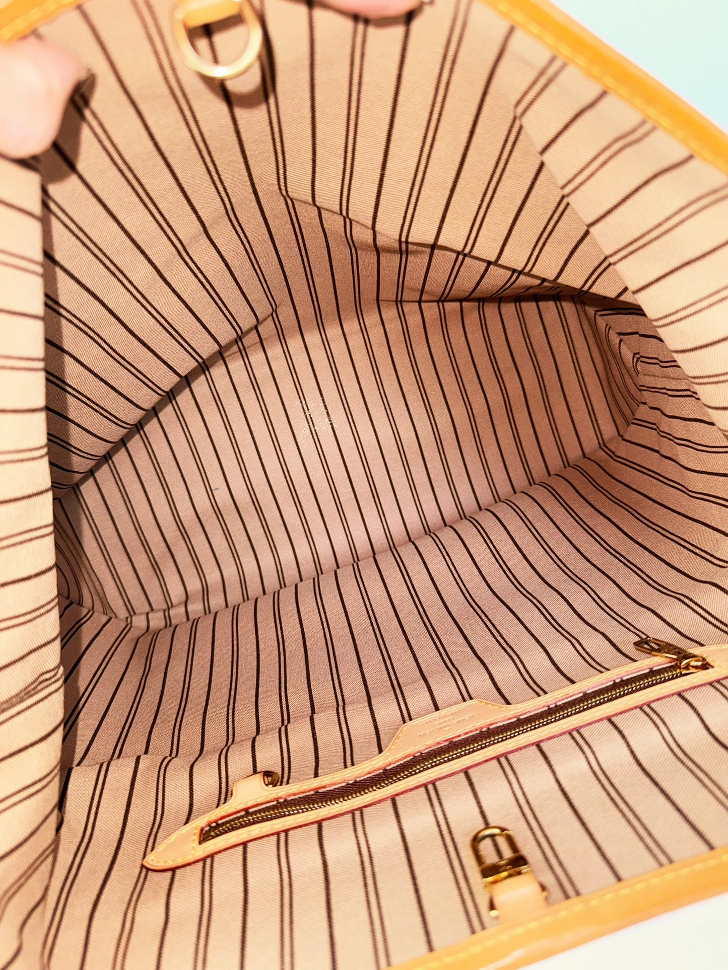 Louis Vuitton Vintage Delightful MM Tote Crossbody Bag