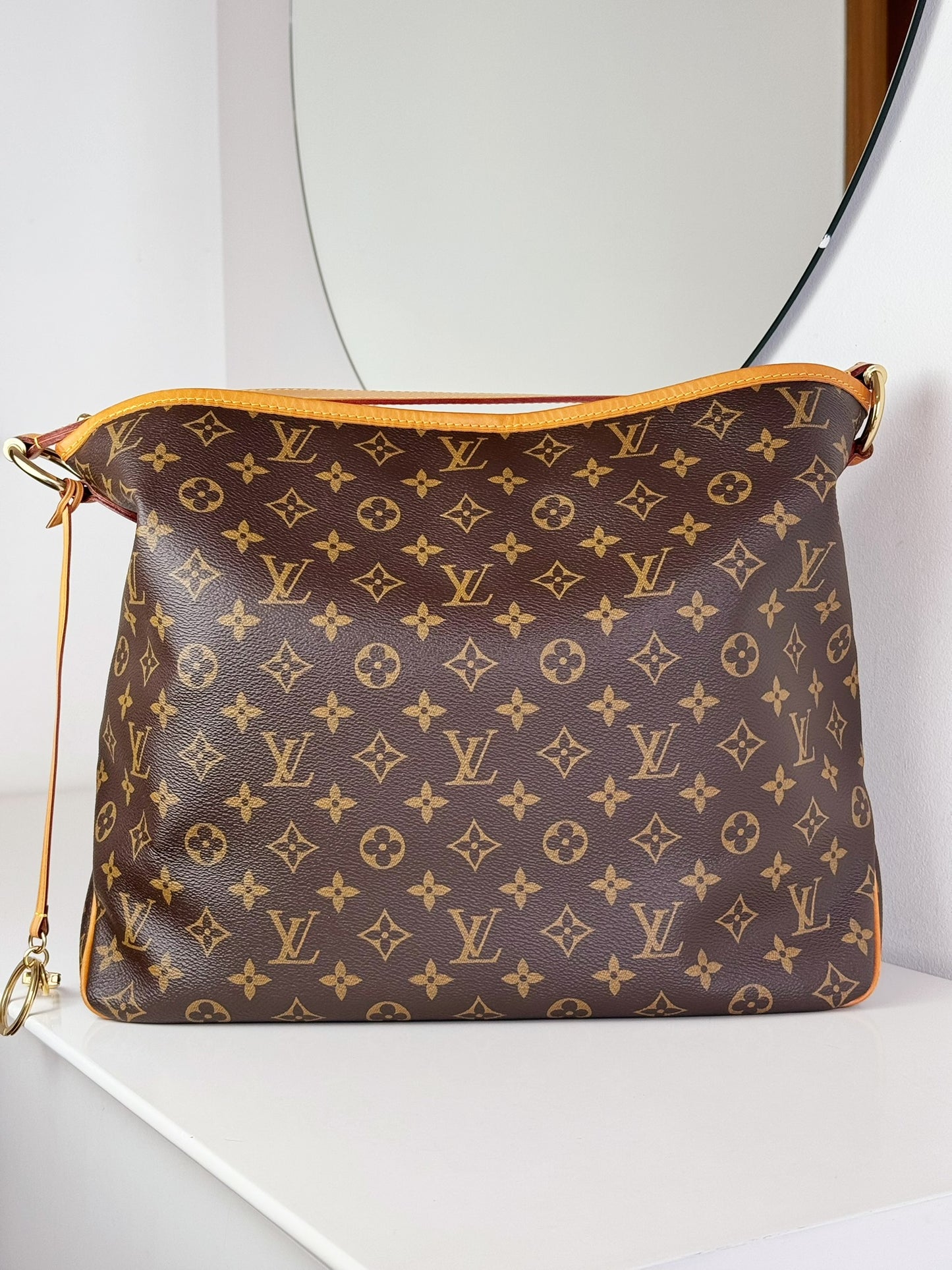 Louis Vuitton Vintage Delightful MM Tote Crossbody Bag