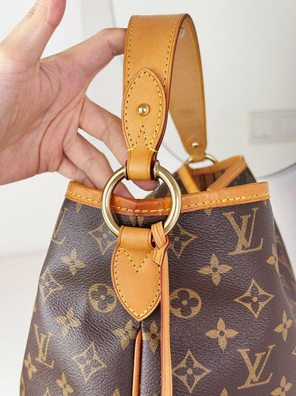 Louis Vuitton Vintage Delightful MM Tote Crossbody Bag