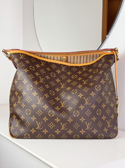 Louis Vuitton Vintage Delightful MM Tote Crossbody Bag