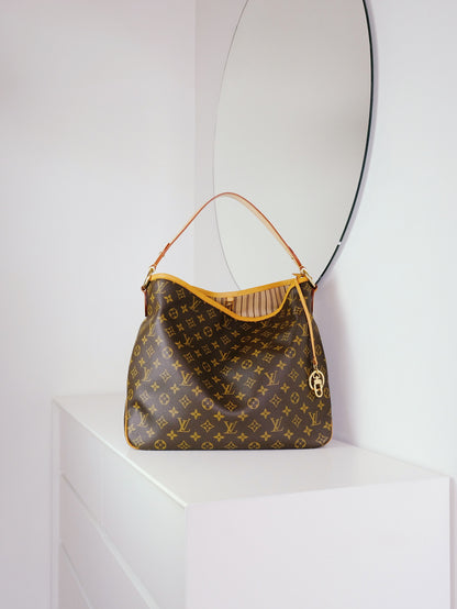 Louis Vuitton Vintage Delightful MM Tote Crossbody Bag
