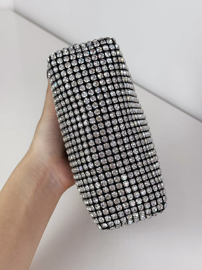 Alexander Wang Mini Wangloc Heiress Rhinestone Shoulder Bag