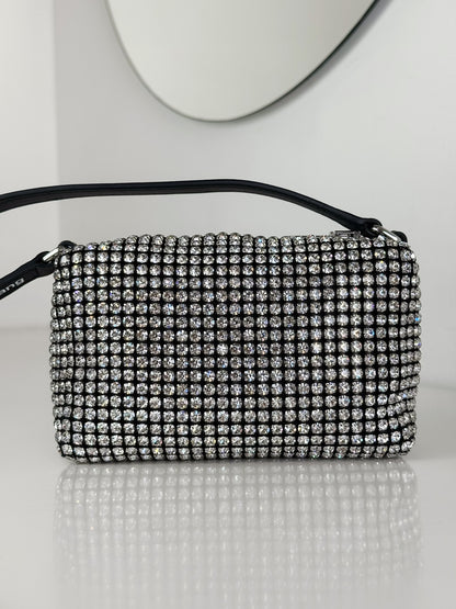 Alexander Wang Mini Wangloc Heiress Rhinestone Shoulder Bag
