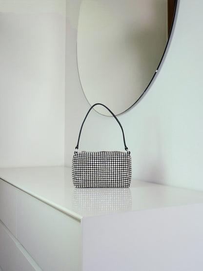 Alexander Wang Mini Wangloc Heiress Rhinestone Shoulder Bag