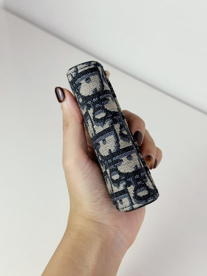 Christian Dior Indigo Oblique Canvas Saddle Card Holder Wallet