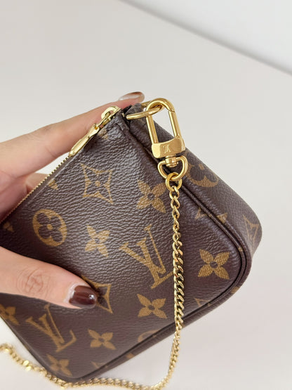 Louis Vuitton Vintage Mini Pochette Accessoires Shoulder Crossbody Bag