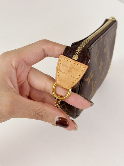 Louis Vuitton Vintage Mini Pochette Accessoires Shoulder Crossbody Bag