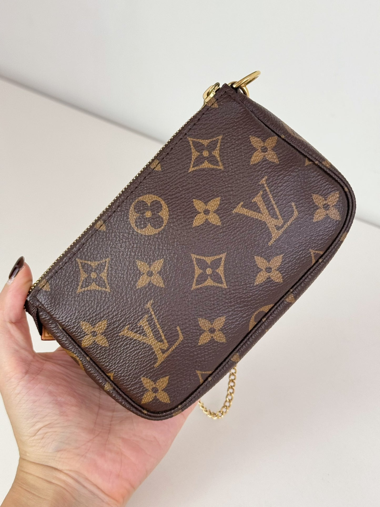 Louis Vuitton Vintage Mini Pochette Accessoires Shoulder Crossbody Bag