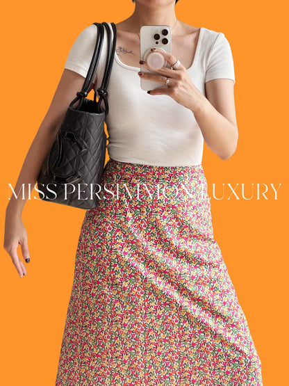 Chanel Vintage Cambon Tote Shoulder Bag