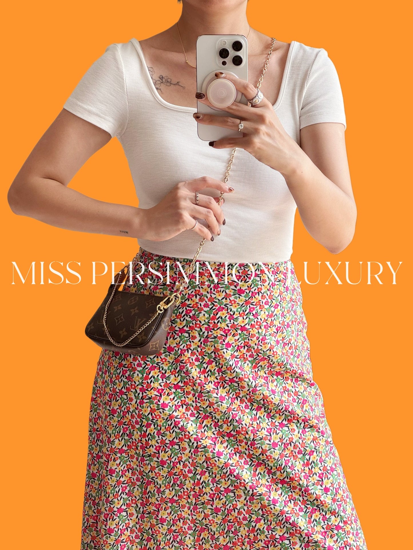 Louis Vuitton Vintage Mini Pochette Accessoires Shoulder Crossbody Bag