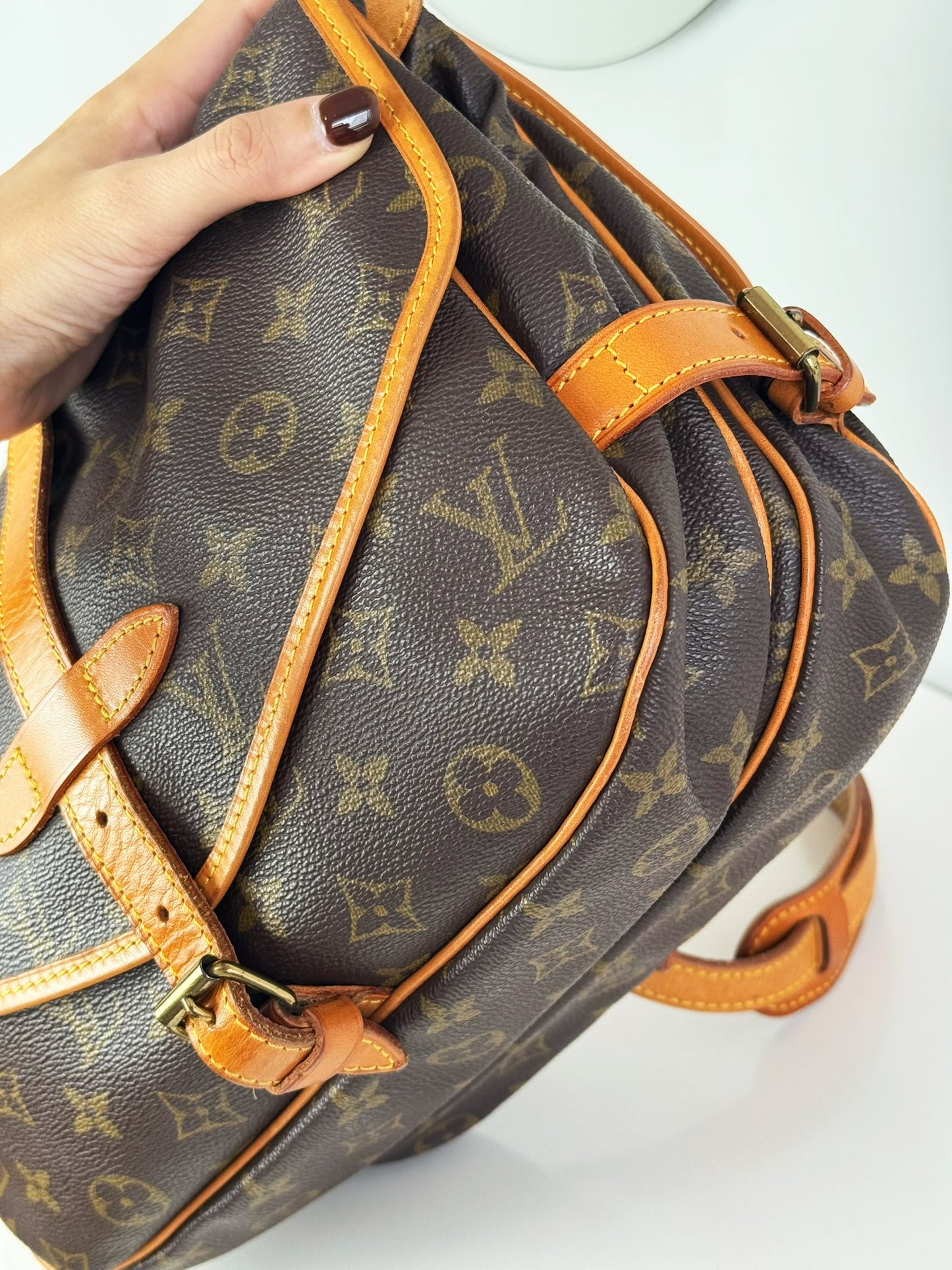 Louis Vuitton Vintage Saumur 30 Shoulder Crossbody Bag