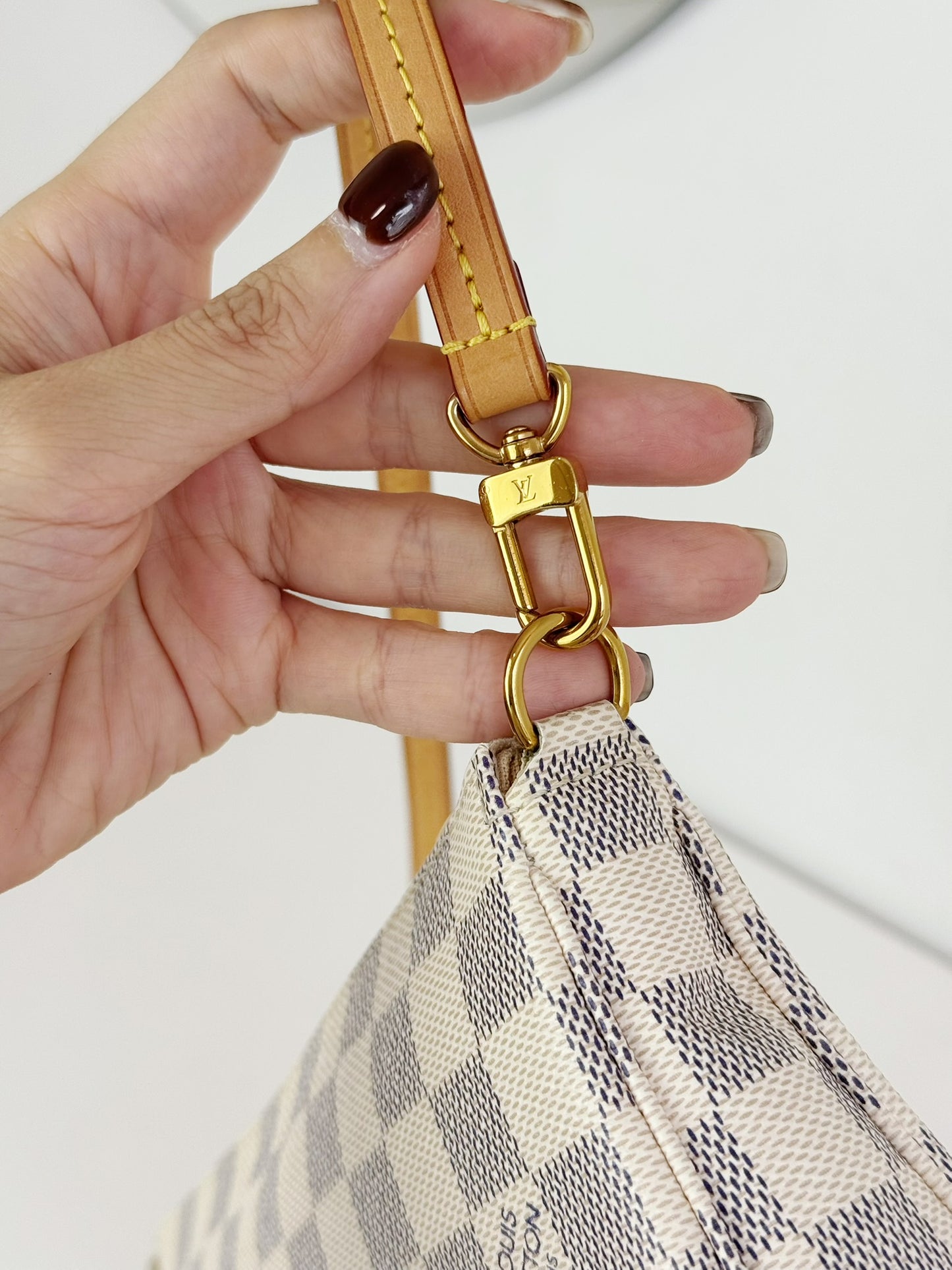 Louis Vuitton Azur Pochette Accessoires Shoulder Crossbody Bag RFID