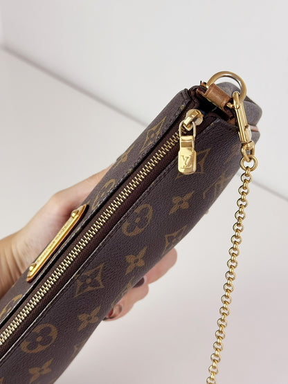 Louis Vuitton Vintage Eva Shoulder Crossbody Bag