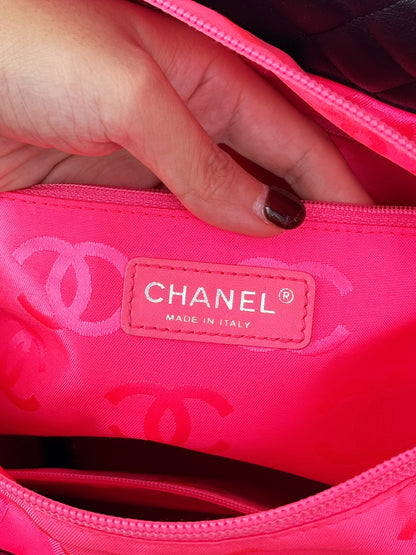 Chanel Vintage Cambon Tote Shoulder Bag