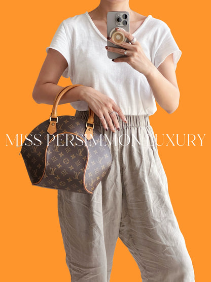 Louis Vuitton Vintage Ellipse Top Handle Crossbody Bag