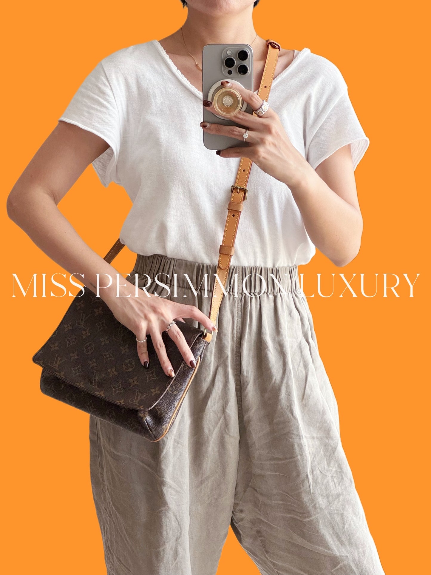 Louis Vuitton Musette Tango Shoulder Crossbody Bag
