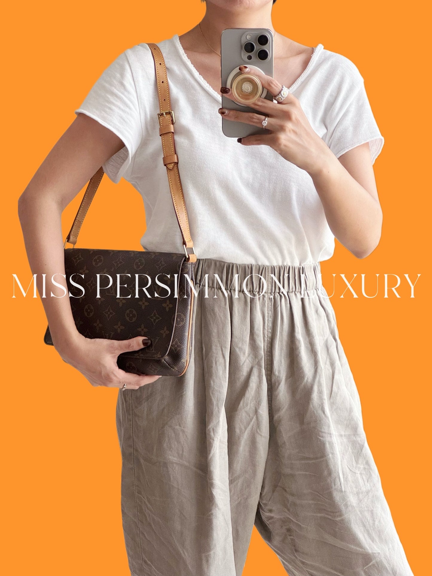 Louis Vuitton Musette Tango Shoulder Crossbody Bag