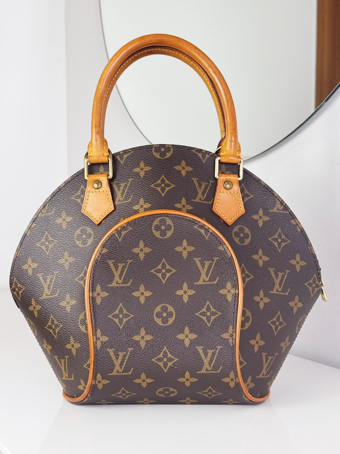 Louis Vuitton Vintage Ellipse Top Handle Crossbody Bag