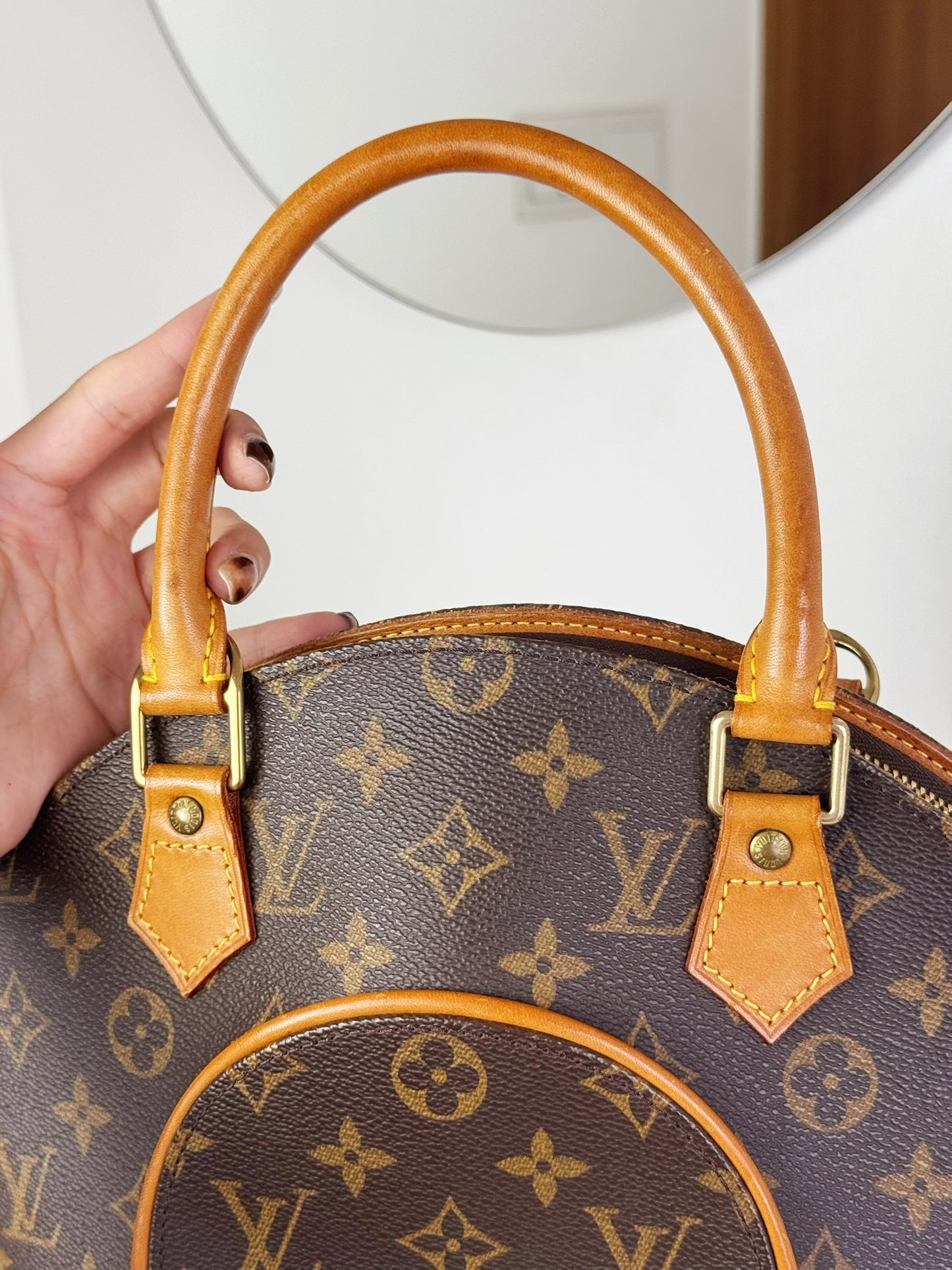 Louis Vuitton Vintage Ellipse Top Handle Crossbody Bag