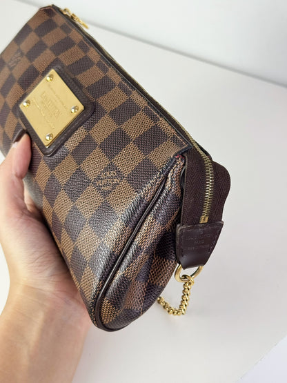 Louis Vuitton Vintage Damier Eva Shoulder Crossbody Bag