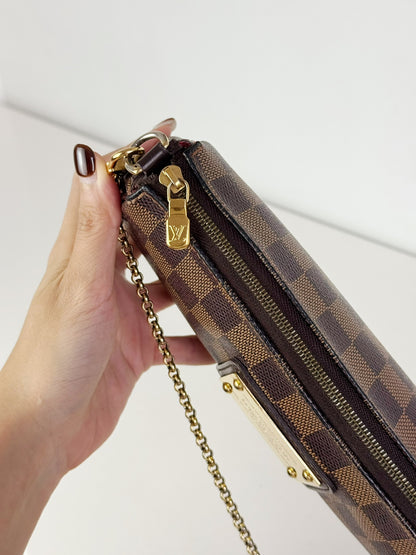 Louis Vuitton Vintage Damier Eva Shoulder Crossbody Bag