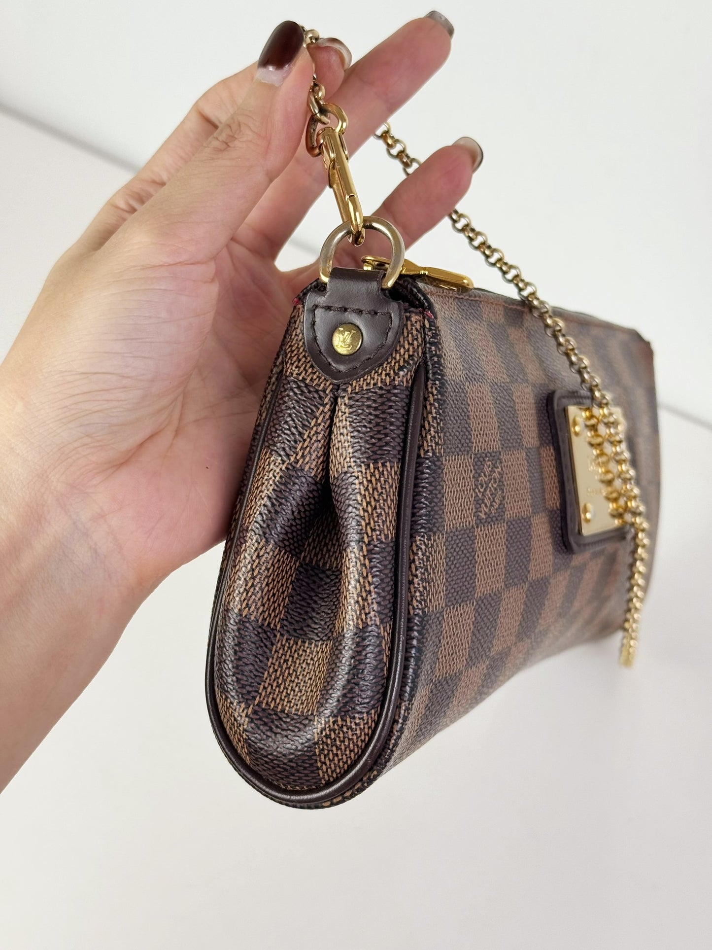 Louis Vuitton Vintage Damier Eva Shoulder Crossbody Bag