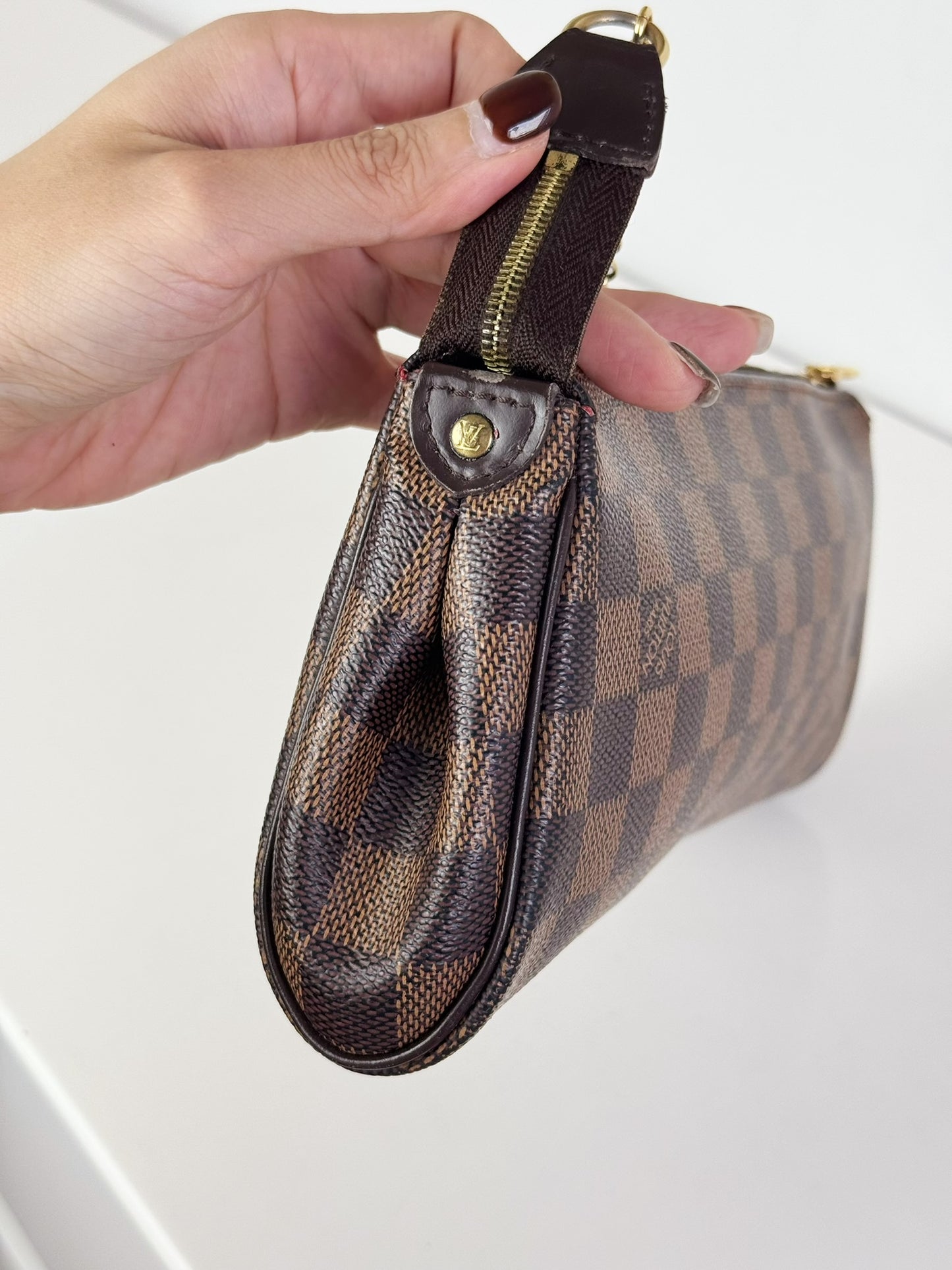 Louis Vuitton Vintage Damier Eva Shoulder Crossbody Bag