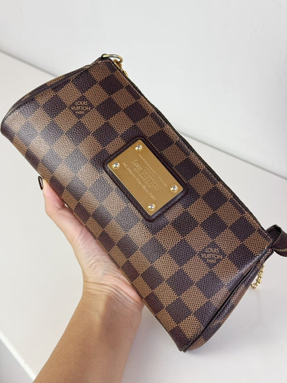 Louis Vuitton Vintage Damier Eva Shoulder Crossbody Bag