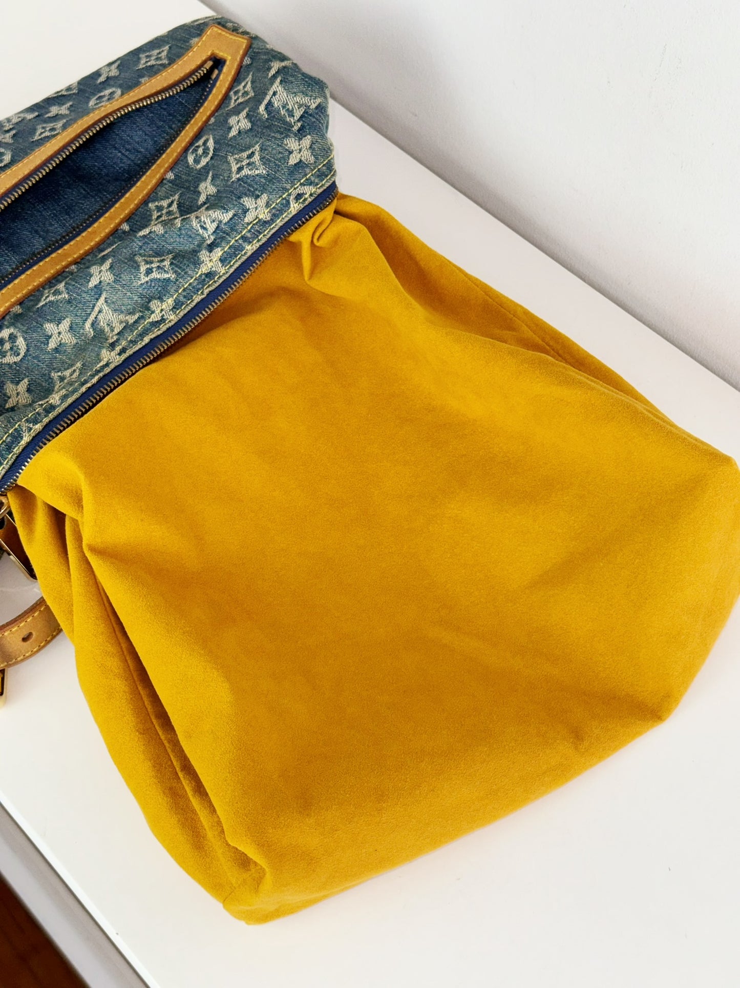 Louis Vuitton Vintage Denim Baggy GM Shoulder Bag