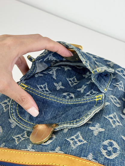 Louis Vuitton Vintage Denim Baggy GM Shoulder Bag