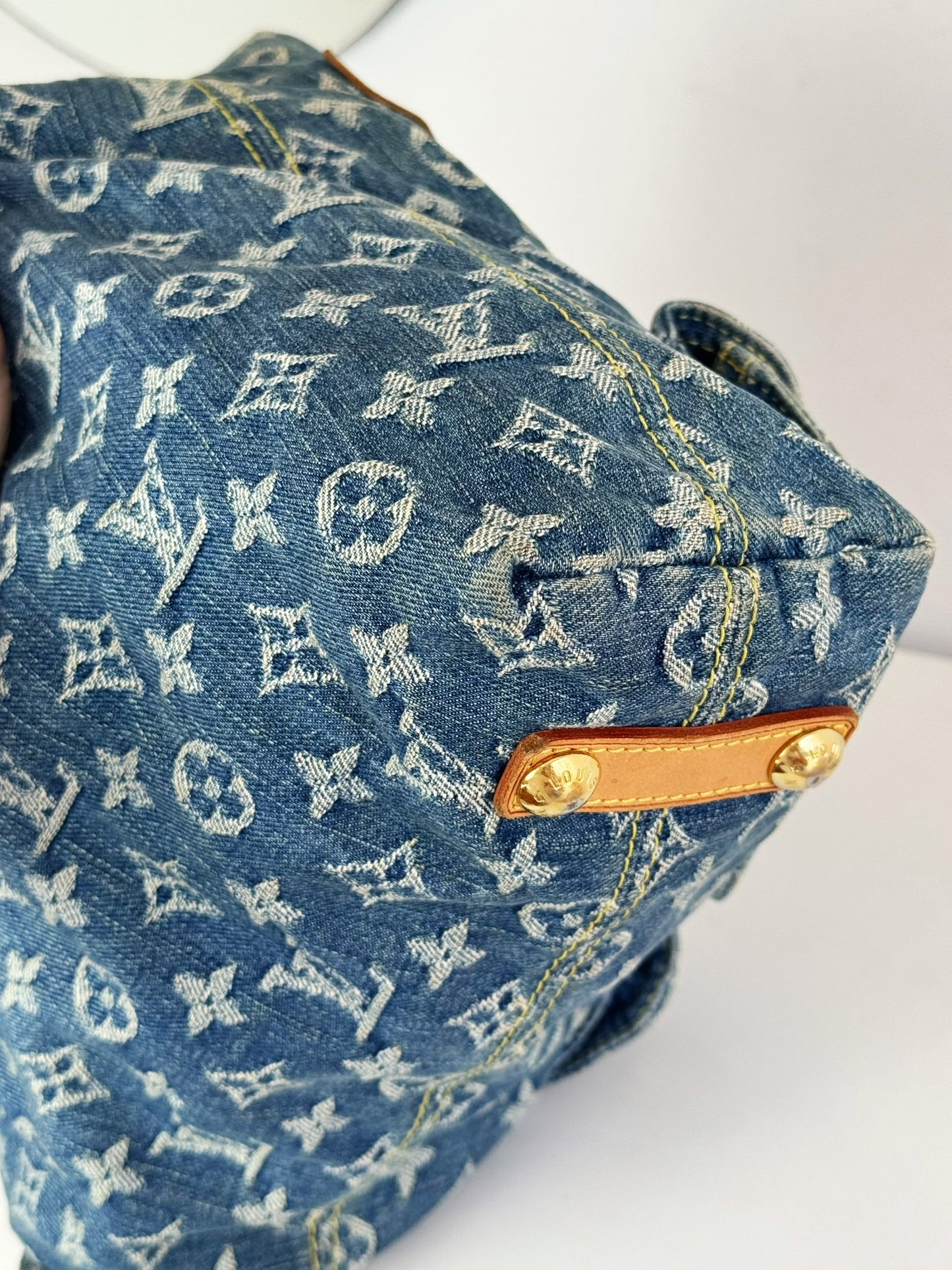 Louis Vuitton Vintage Denim Baggy GM Shoulder Bag