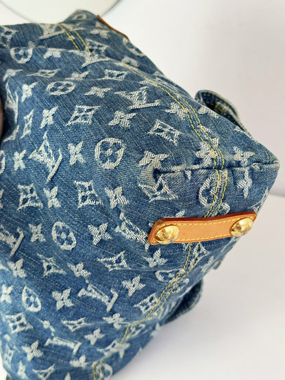 Louis Vuitton Vintage Denim Baggy GM Shoulder Bag