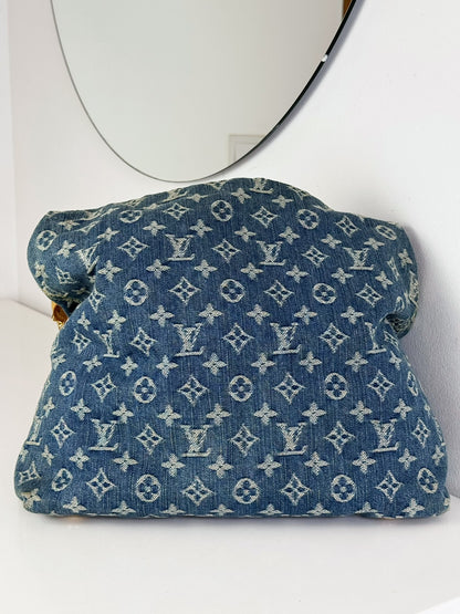 Louis Vuitton Vintage Denim Baggy GM Shoulder Bag
