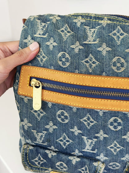 Louis Vuitton Vintage Denim Baggy GM Shoulder Bag