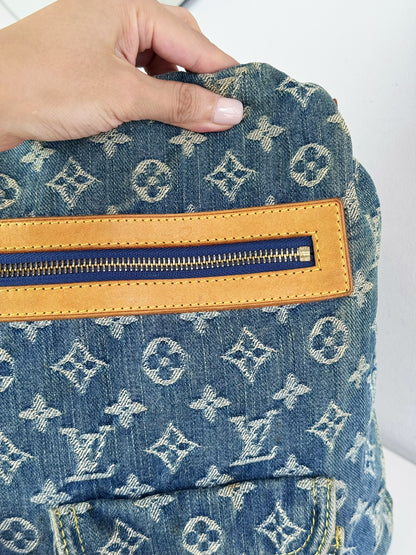 Louis Vuitton Vintage Denim Baggy GM Shoulder Bag