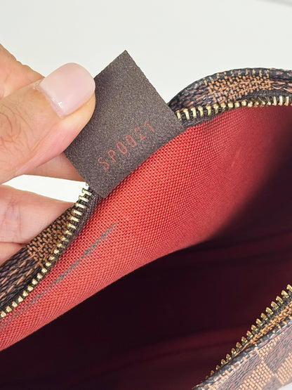 Louis Vuitton Vintage Damier Trousse Pochette Shoulder Crossbody Bag