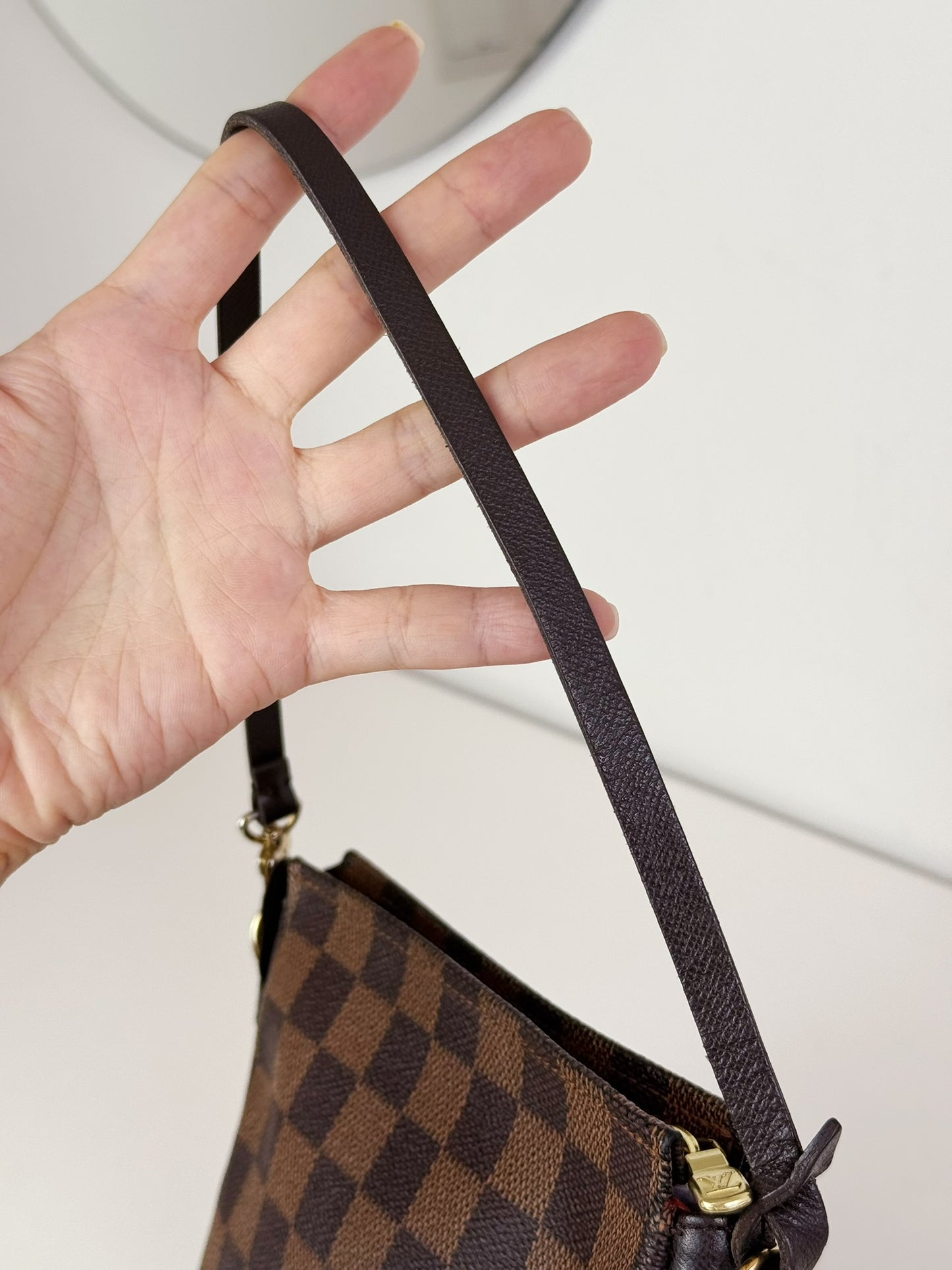 Louis Vuitton Vintage Damier Trousse Pochette Shoulder Crossbody Bag