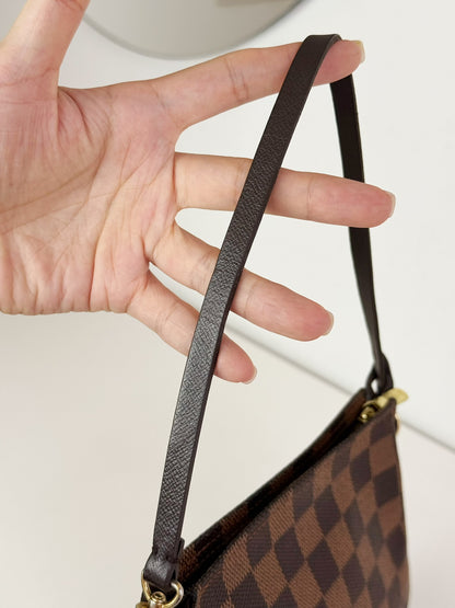 Louis Vuitton Vintage Damier Trousse Pochette Shoulder Crossbody Bag