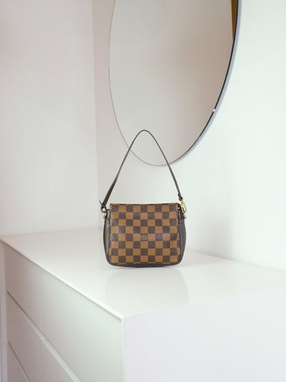 Louis Vuitton Vintage Damier Trousse Pochette Shoulder Crossbody Bag