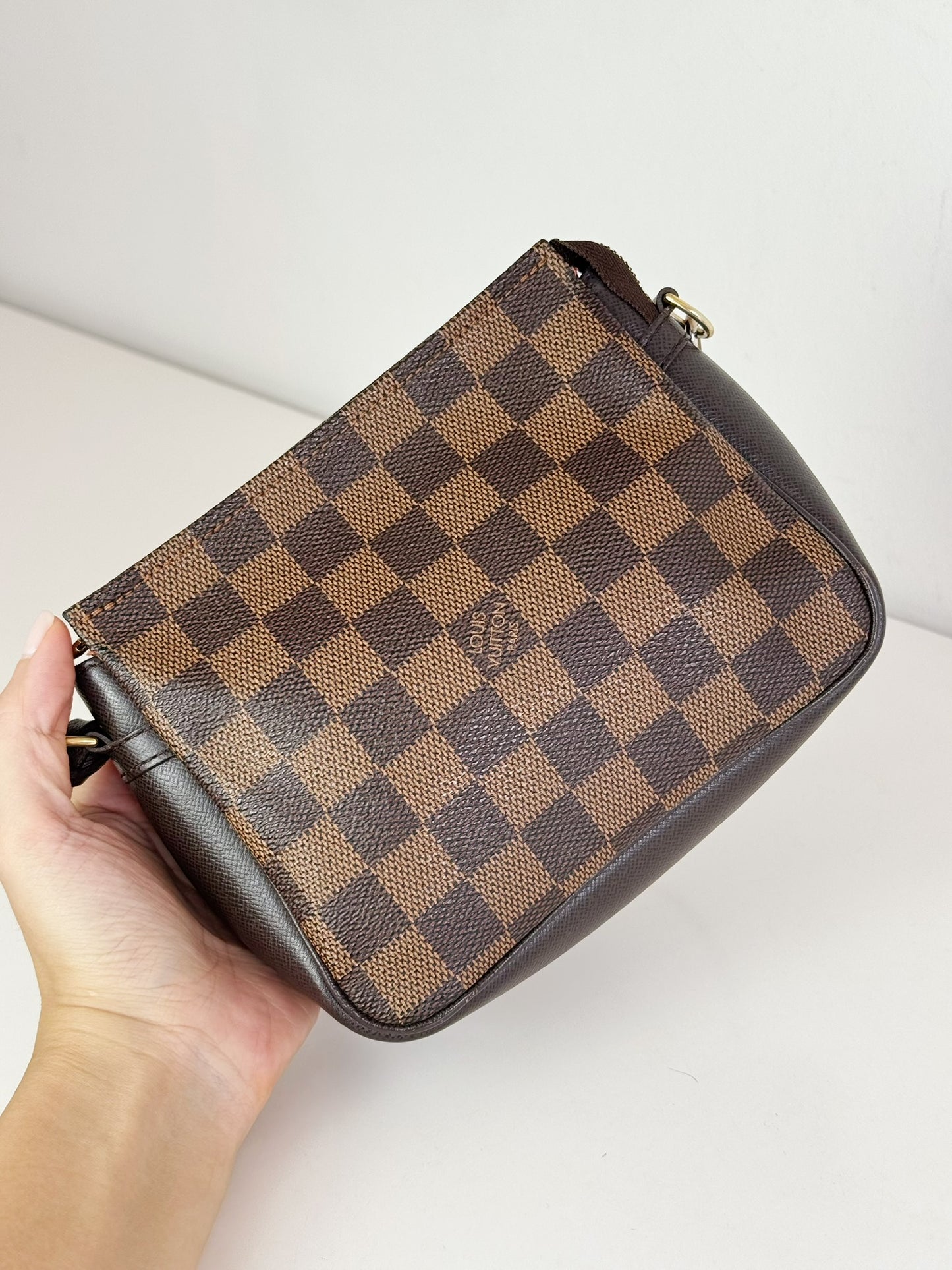 Louis Vuitton Vintage Damier Trousse Pochette Shoulder Crossbody Bag