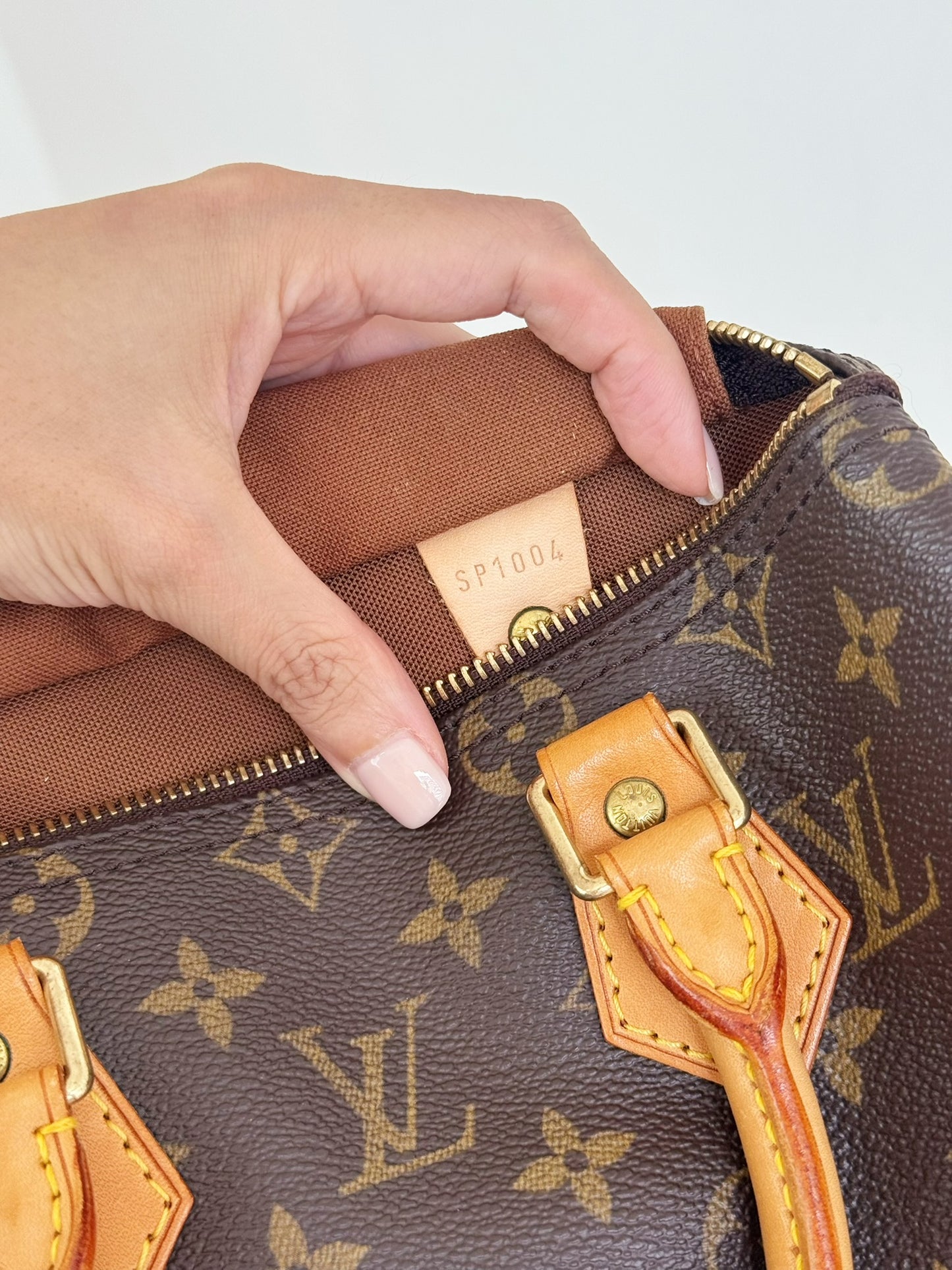 Louis Vuitton Vintage Speedy 25 Handbag Crossbody Bag