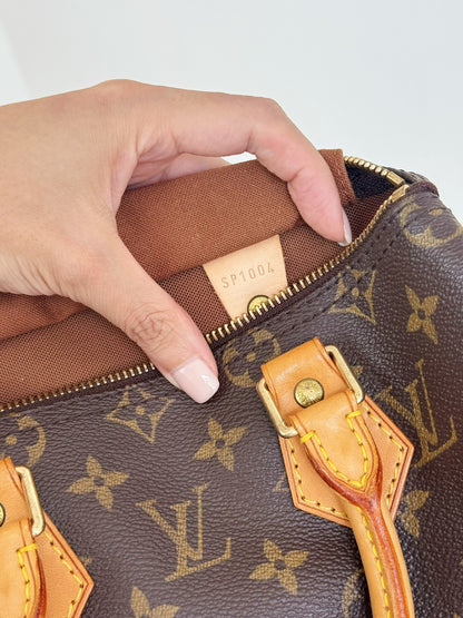 Louis Vuitton Vintage Speedy 25 Handbag Crossbody Bag